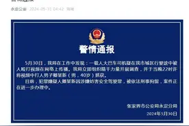 张家界警方通报“大巴车司机行驶途中被人殴打”：已将打人男子抓获图片