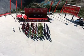 历时280天，中国安能安徽桐城这项工程顺利填筑封顶图片