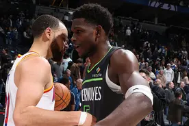 爱德华兹：无法学习库里的无球打法 他的体力非常出色图片