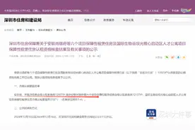 地段更CBD，深圳又放出一批保租房，上一批4.6户抢1套图片