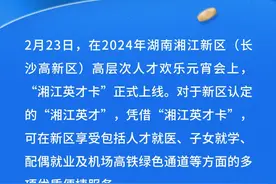 “湘江英才卡”上线！解锁人才八大福利图片