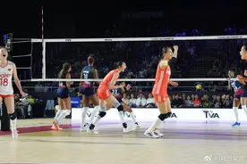 世锦赛三连胜！中国女排3比0胜多米尼加队，十六强赛将战法国队图片