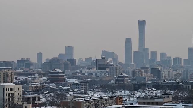 古今同框！登高远眺雪后京城美景