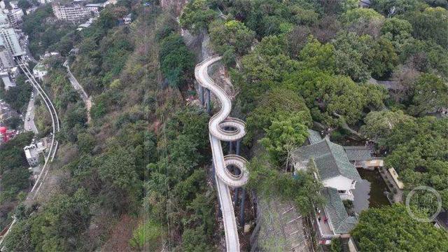 半山崖线鹅岭栈桥明天开放丨成渝中线高铁沱江特大桥合龙