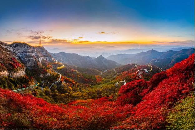 从济南九如山到潍坊石门坊 送你一份山东赏“红”地图