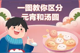 元宵节将至，一图教你区分元宵和汤圆图片