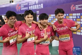 中国男子4X400米接力破全国纪录晋级世锦赛图片
