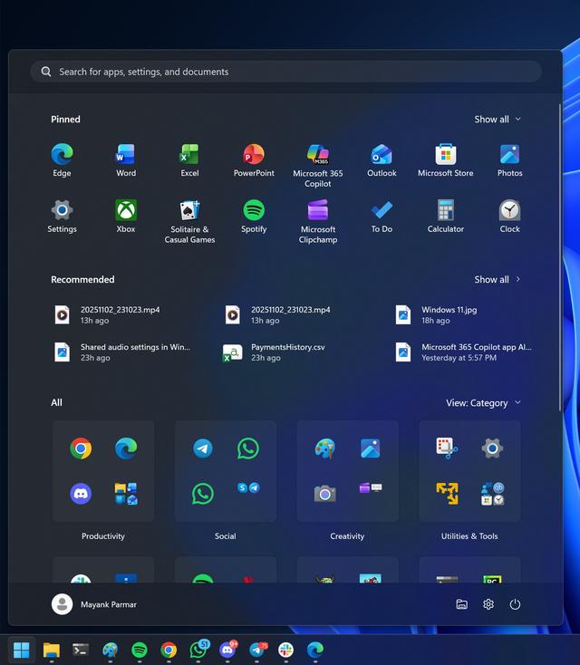 微软 Win11 可隐藏开始菜单推荐内容，换来两大核心功能“罢工”