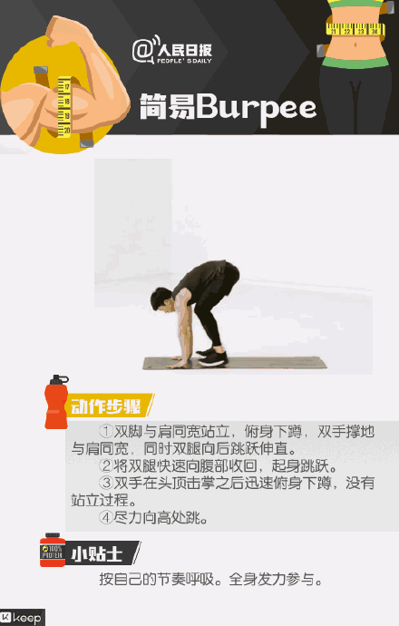 超实用！波比跳的9种健身方式