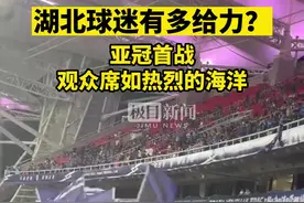 给力！亚冠首战，湖北球迷热力点燃现场气氛图片
