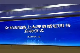 保护当事人隐私、申领方便，效力等同于离婚证 湖北启动《离婚证明书》线上办图片