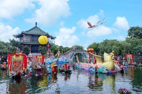 非遗与全运激情碰撞！第八届番禺水色旅游文化节在宝墨园开幕