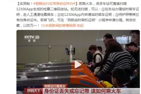 实用帖！假期出行忘带身份证咋办图片