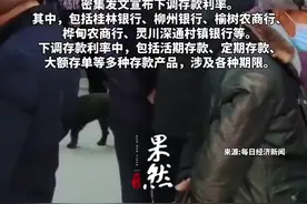 多家银行密集宣布下调存款利率， 有银行大额存单下调70个基点，专家：还有下降空间图片