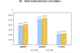 算一笔2024年人均经济账：可支配收入增加2000元，超五成消费在食住图片