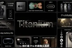 苹果发布iPhone 15 Pro系列，钛金属边框，5倍光学变焦，售价999美元起图片