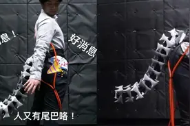 人类好不容易进化掉的尾巴，又被科学家装上了！这尾巴是非装不可吗？图片
