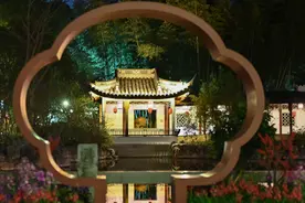 “花韵夜宴”来袭！古猗园元宵节延时开放，穿花纹样中式服饰免费游园图片