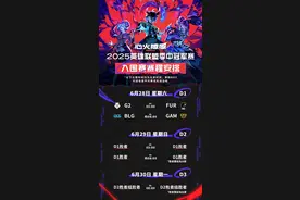 BLG首战越南GAM，2025MSI赛程公布图片