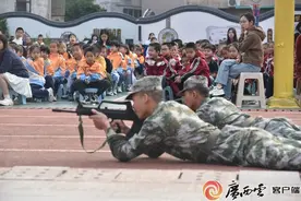 国防教育润童心 同心共筑中国梦——桂林市中隐小学成功举办第三届少年军校活动图片