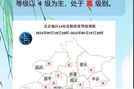 今日花粉浓度高，敏感人群外出需做好健康防护图片