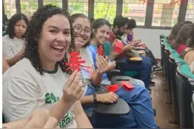 巴西米纳斯吉拉斯联邦大学孔子学院师生同庆新春图片