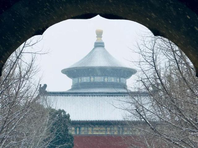 京城今冬首场雪，美景藏进相册里