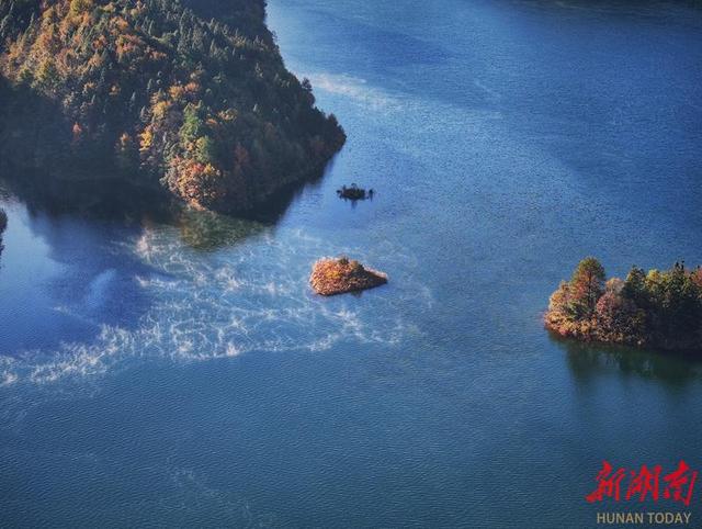 城步白云湖：冬日里的一片蔚蓝