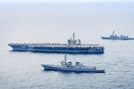 韩媒：美日韩在济州岛附近举行海上演习图片