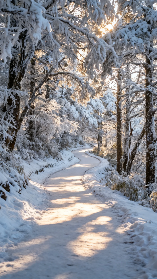 银色世界，雪中禅意：峨眉山的冬天美成了佛国仙境