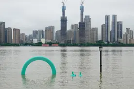 长江武汉段近四年首次达到警戒水位图片