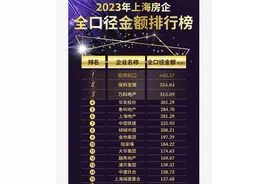 上海楼市2023成绩单：新房成交大年，招商第一，万科重回前三图片