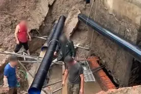 扬州一业主私挖地下室致地库被淹？多方回应图片