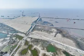 东海“吹”出一块土地，将建上海港最大单体自动化码头图片