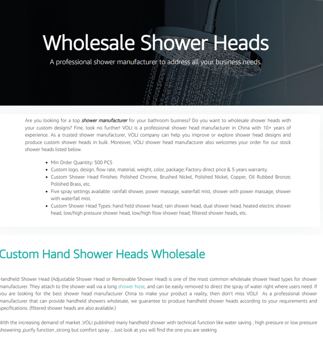 VOLI：这个卫浴工厂型独立站问题一堆，却值得每个出海企业一看？