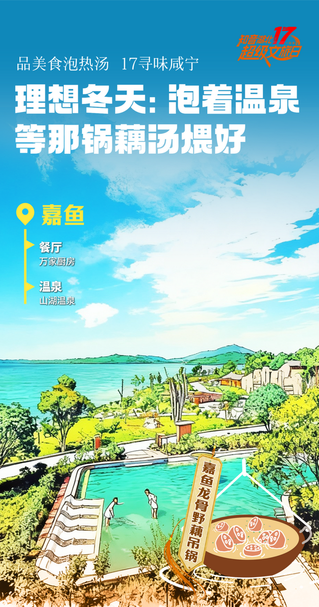 吃美了躺汤里！这个冬天，就“泡”在咸宁