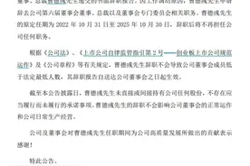 V观财报｜易成新能高管变动：总裁、法律顾问辞职图片
