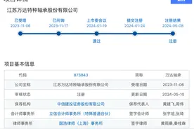 北交所“920第一股”呼之欲出，万达轴承过会四个月后获批文图片