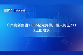 广州高新集团1.056亿元竞得广州天河区2112工园地块视频封面