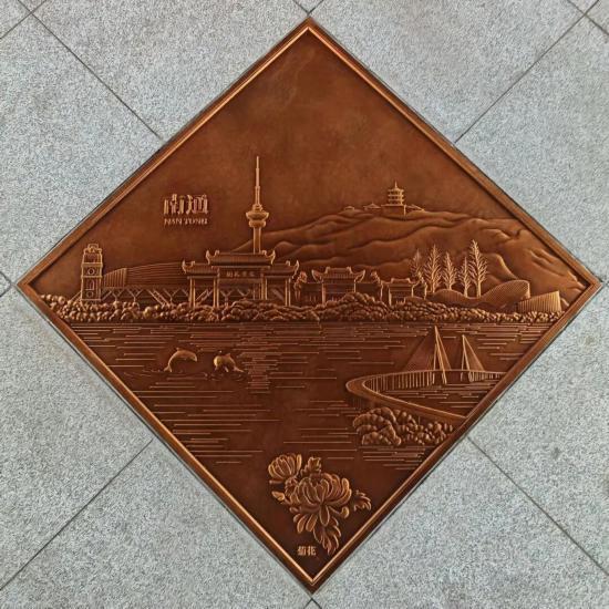 荟萃长三角地标和美景 方厅水院廊桥地刻已亮相