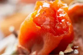 这枚富平的“Q弹溏心柿饼”，咬一口爆浆流心！图片