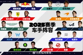 2025赛季F1正赛车手全部产生图片