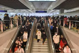 铁路上海站迎来返程客流最高峰，单日到达客流将创历史新高图片