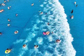 大暑戏水 乐享清凉#图片