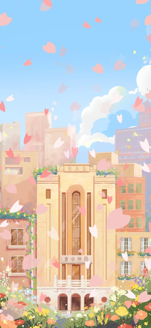 手绘壁纸来一波！以绘画定格洛克·外滩源百年建筑风华