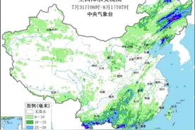 中央气象台：东北地区降雨仍将持续 南方高温将加强扩大图片