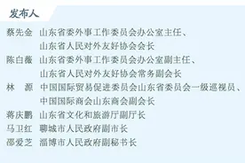 答记者问｜发布60余家外企需求，超百家鲁企响应，交流周为经贸合作搭桥图片
