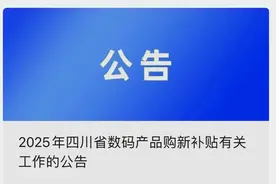 四川数码产品购新补贴1月20日起实施，每件补贴不超过500元图片