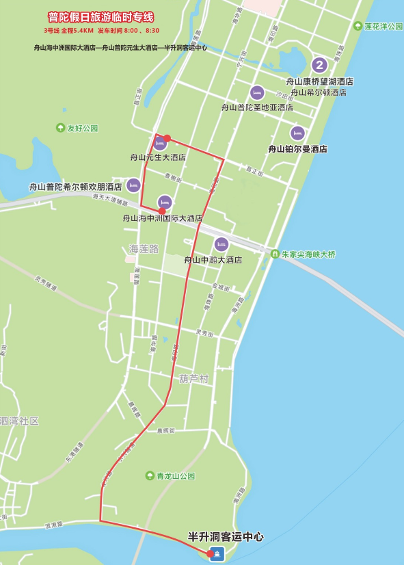 免费！新设3条旅游专线！春节去普陀山的速看→