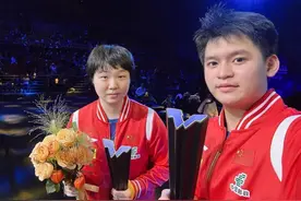 WTT球星挑战赛兰州站林诗栋/蒯曼混双逆转夺冠，林高远力擒张本智和图片
